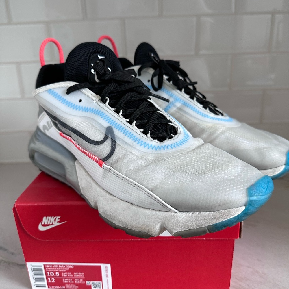 Nike Airmax 2090 platinum men’s 10.5 - Picture 2 of 5